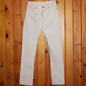 Vintage Helmut Lang Off-White denim Jeans Size 28